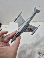 Vintage Pyro Hard Plastic Fighter Jet Plane Magic Guide USAF Military 1950s 60s