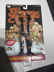 WWE Superstars LJN 8” Figure Stone Cold Steve Austin Black Card, CHASE.