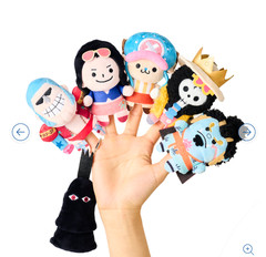 One Piece Base Shop Exclusive Finger Plush Toy with Strap Japan New