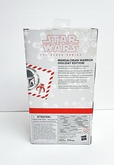 Star Wars The Black Series Mandalorian Warrior Holiday Edition Action Figure