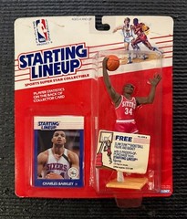 Philadelphia 76ers Charles Barkley 1988 Kenner NBA Starting Lineup Figure.