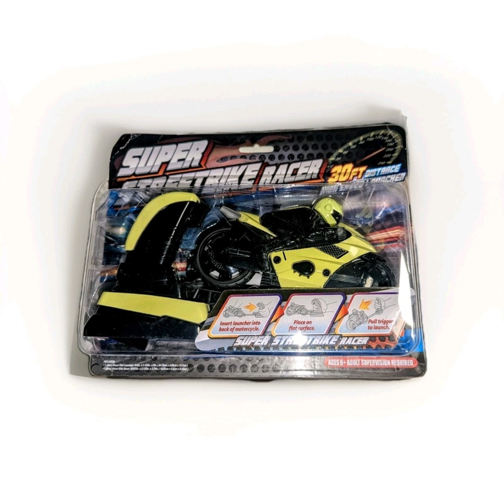 Super Street Bike Racer High Speed Launcher 30 Feet Distance – NEW in the Box