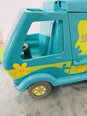 Vintage Scooby Doo Mystery Machine Van & All 5 Figures Hanna-Barbera