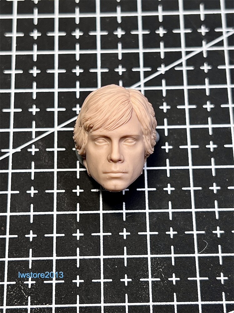 1:6 Luke Skywalker Mark Hamill Head Sculpt Carved For 12″ Male Figure Body Toys