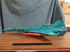 Vintage 1989 Kenner Mega Force BACKLASH Air Assault Rapid Deployer Attack Jet