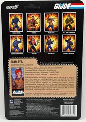 *NEW* Super7 ReAction G.I. Joe SCARLETT 3.75″ Action Figure (L3)