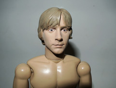 1/6 Luke Skywalker 12″ figure head body by Sideshow Star Wars Mark Hamill