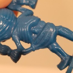 Garbage Pail Kids 1986 Topps Blue Thin Lynn & Red Double Heather Mini Figure VTG