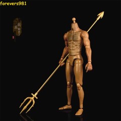 1/6 12in Trident of Aquaman Action Figure Accessory 40cm Metal Cosplay Toy Gifts