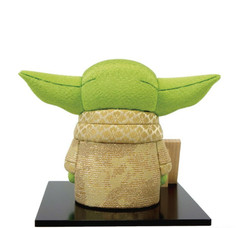 Yoshitoku Star Wars Grogu Baby Yoda Kimekomi Doll Figure W3.5in H3.1in D2.8in