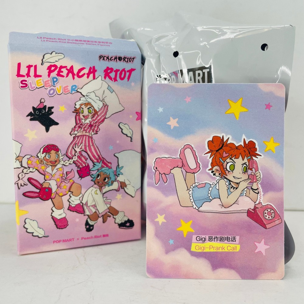 POP MART x Lil Peach Riot Sleepover Series Gigi-Prank Call Confirmed Figure