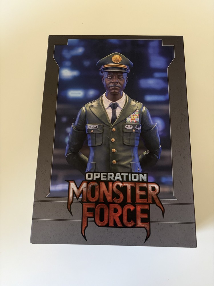 OPERATION MONSTER FORCE 6″ 1:12 GENERAL BROWN ACTION FIGURE MISB