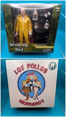 BREAKING BAD Walter White Los Pollos Hermanos 2013 Con Exclusive Mezco Figure