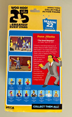 Neca Simpsons Series Three Penn Jillette WooHoo!