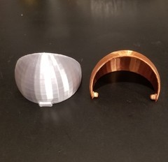 Custom 3D printed GI Joe Space Astronaut Helmet visor in multiple colors