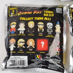 Cobra Kai Series 2 Figural Bag Clip Lot Of 3 Blind Bags New Karate Kid TY2997