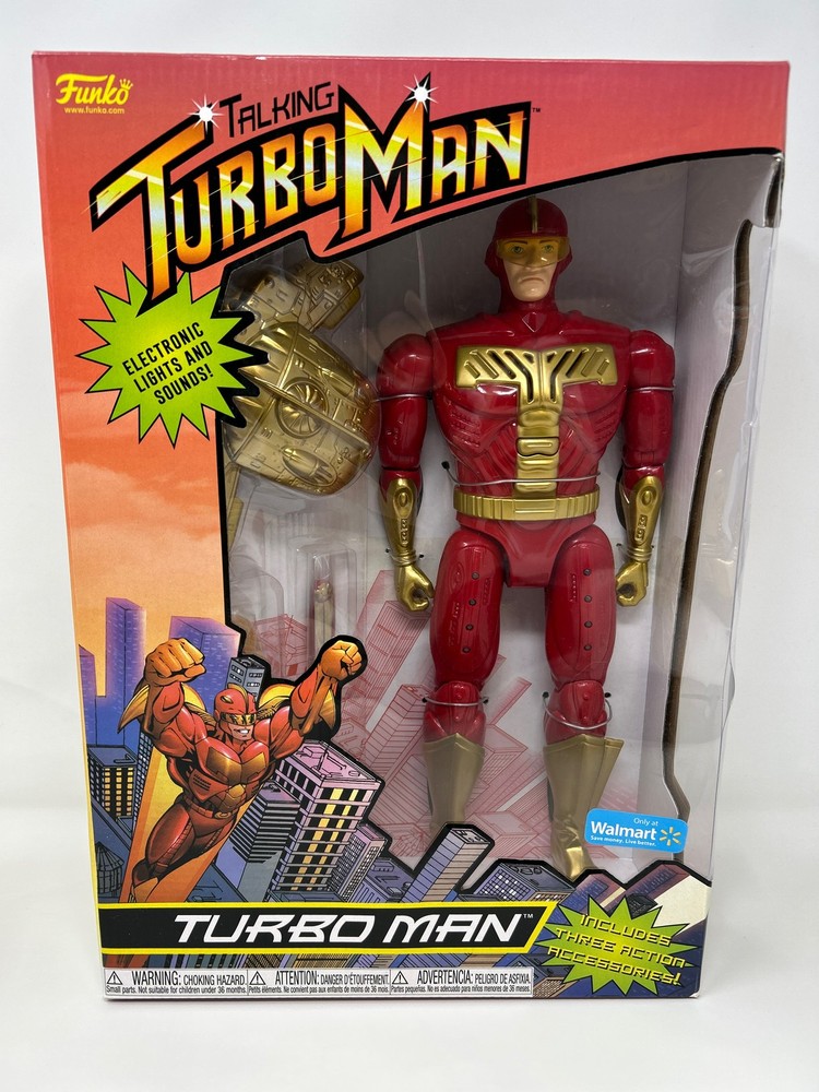Jingle All The Way – Turbo Man Electronic Figure by Funko