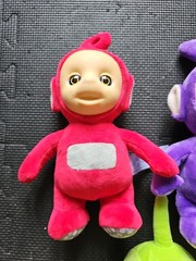 Mighty Mojo Teletubbies Talking Plush Purple Red Green NO Yellow