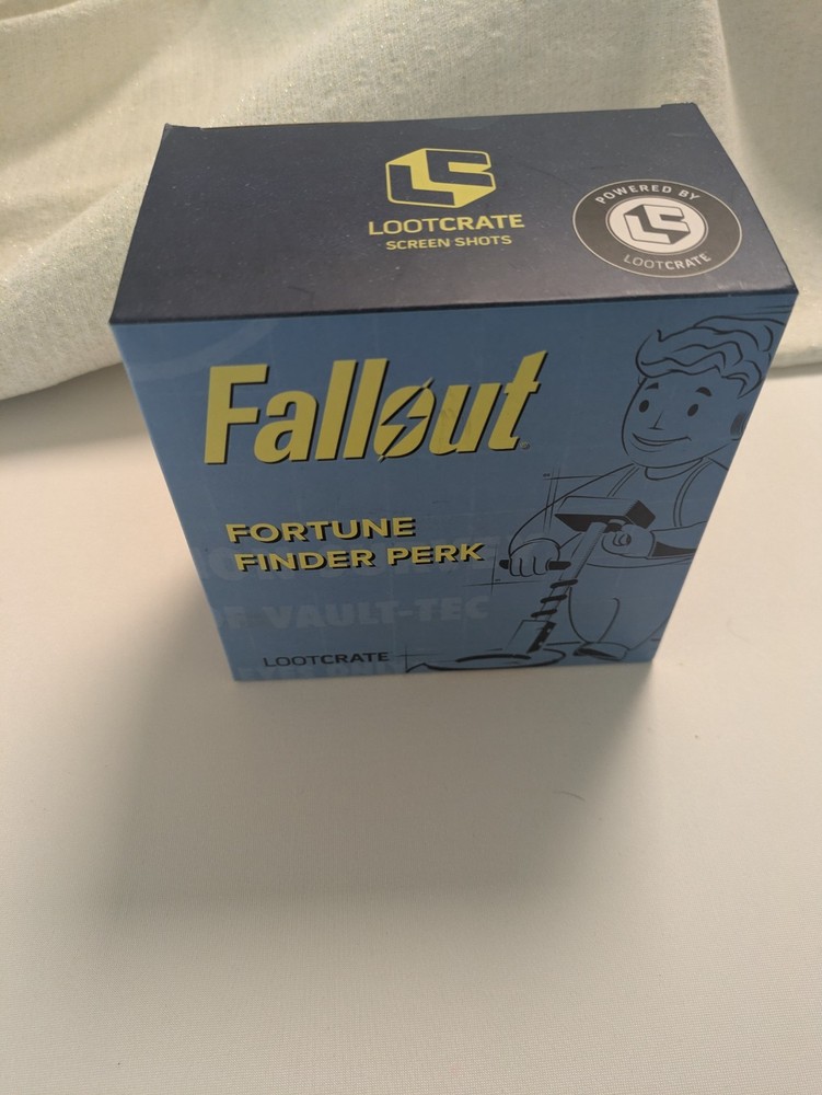 FALLOUT FORTUNE FINDER PERK LOOT CRATE EXCLUSIVE BETHESDA