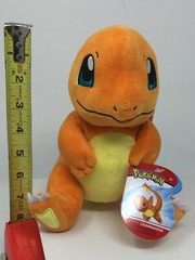 WCT Pokémon Charmander Plush Official Licensed Merchandise sitting