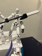 Articulated Robot Action Figure With Stand