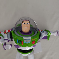 Rare White Logo Buzz Lightyear Thinkway Toys DISNEY PIXAR TESTED VIDEO 12″