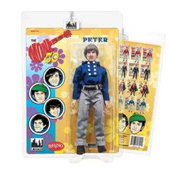 The Monkees 8 Inch Retro Style Action Figures Blue Band Outfit: Peter Tork
