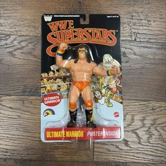 Mattel LJN WWE Superstars ULTIMATE WARRIOR BLACK CARD Chase 2026 New Poster
