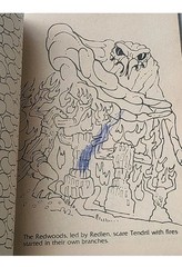 HTF 1986 Hasbro INHUMANOIDS Golden Coloring Activity Book One Scribble!