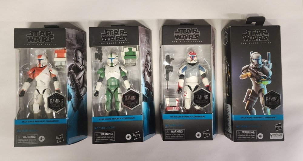 Star Wars Black Series Delta Squad Boss Sev Fixer Scorch GameStop Exclusive 6″