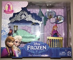 Disney Frozen MagiClip Flip ‘N Switch Castle and Anna Doll NEW 3+ BDK34