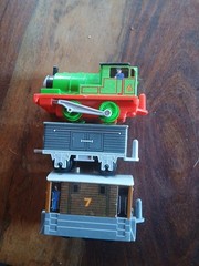 Thomas & Friends Vintage 1992 Lot Of 3 Toby Percy & Coal Truck Britt Allcroft