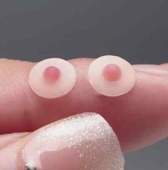3 x 1/6 Female Silicone Nipple Chest Patches For 12″ PHICEN TBLeague Body Figure