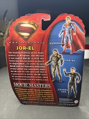 NEW SUPERMAN MAN OF STEEL JOR-EL FIGURE MOVIE MASTERS ADULT COLLECTOR! B73