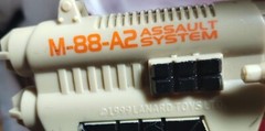 Vintage GI Joe M-88-A2 Assault System Weapon 2 MISSILES Lanard Toys 90s RARE TAN
