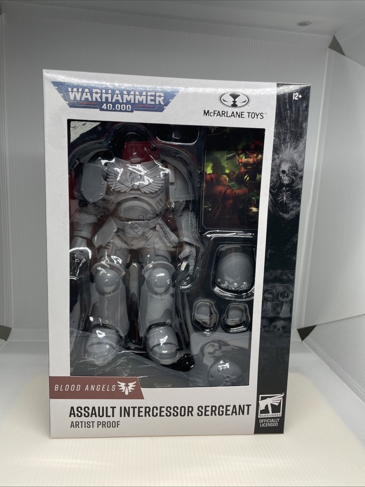 Intercessor Sergeant: Blood Angels Artist Proof Warhammer 40000 7″ Figure
