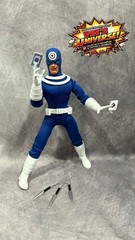 Custom 8″ Mego Daredevil foe Bullseye Action Figure Boxed