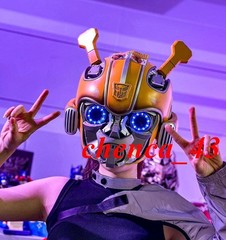 US Now!! 1:1 Killerbody Transform Bumblebee Arm Cannon or Bumblebee Helmet Gift