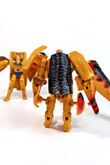 Kenner Transformers Animorphs Tri-Rex Cassie Jake Marco Combiner Sound Look