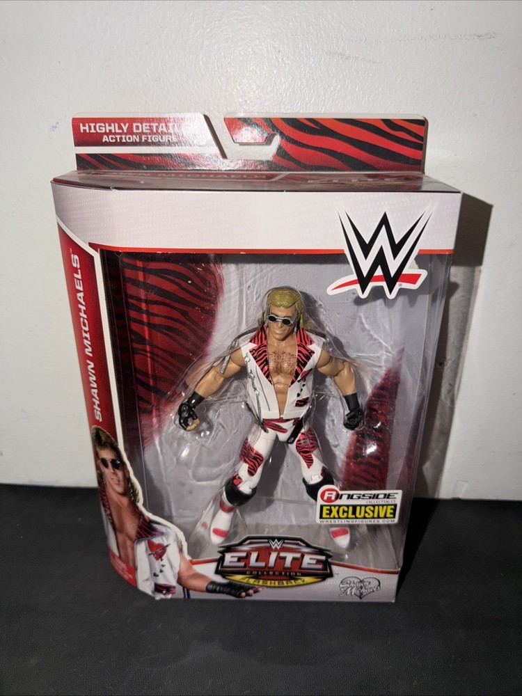 WWE Mattel Elite HBK Shawn Michaels Figure Ringside Collectibles Exclusive