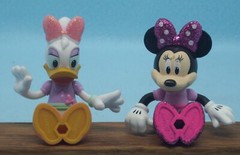 Disney Character Toys Set Of 10 PVC 2.5″ Tall Varies Mickey Minnie Donald Pluto