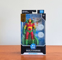 SU-MF-MRMIR: Custom wired green fabric cape for McFarlane Mister Miracle Figure