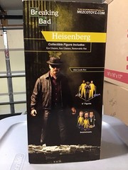 [BREAKING BAD TV SERIES] “HEISENBERG”, COLLECTIBLE FIGURE, 13″ TALL, NIB