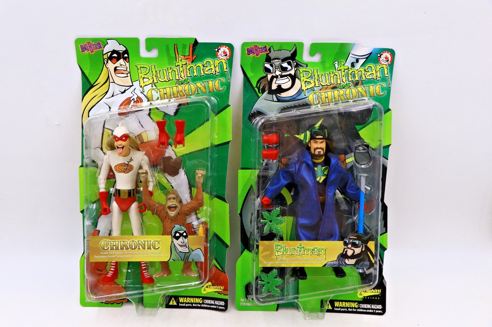 Bluntman and Chronic Action Figure Dolls Suzanne Orangutan Big Blast NEW On Card