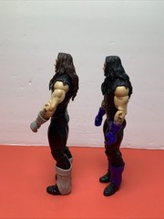 2 / 2011 WWE Mattel Undertaker Figures Black Purple Black Gray Black & Red Hair
