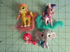 Disney Princess Palace Pets Friends Figure Lot of 4 Dog Elephant Zebra Pony used