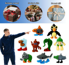24PCS Italian Brainrot Steal a Brainrot Toys, 2.5″ Tralalero Tralala Action Figu