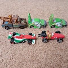 Lot Of 18 Disney’s Pixar Cars Die-Cast Racing Toys Mattel Mini Figures
