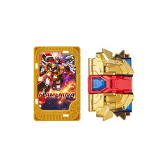 Metal Cardbot S FLAME NOVA Transform Robot Action Figure Toy SAMG