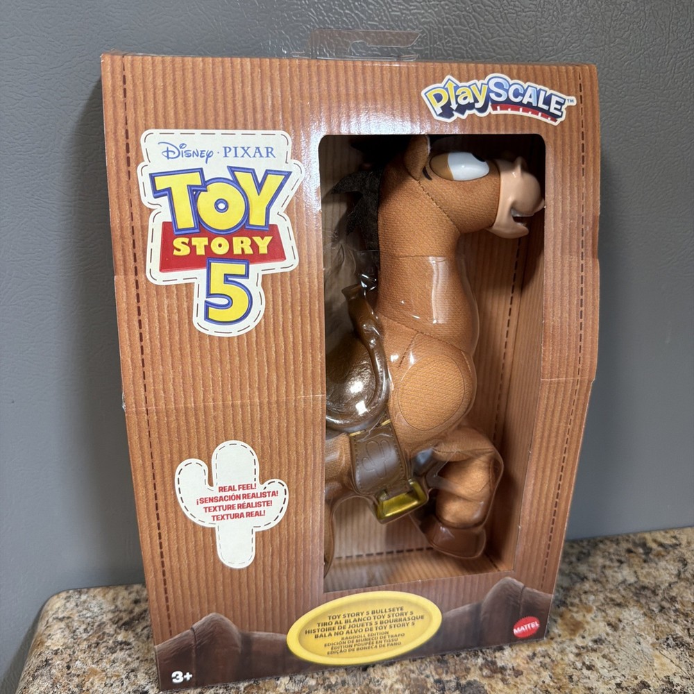 Disney Pixar Toy Story 5 Bullseye Ragdoll Edition Plush Figure 7″ PlayScale NIB